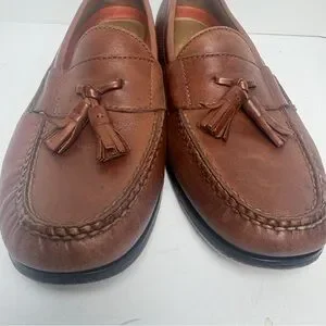 Cole Haan | Shoes | Cole Haan Mens Brown Tassel Loafers Size  display picture 1